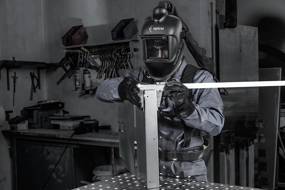 4540.050  Optrel Liteflip Autopilot Welding Helmet and E3000X 18 Hours PAPR System, Ready to Weld Package